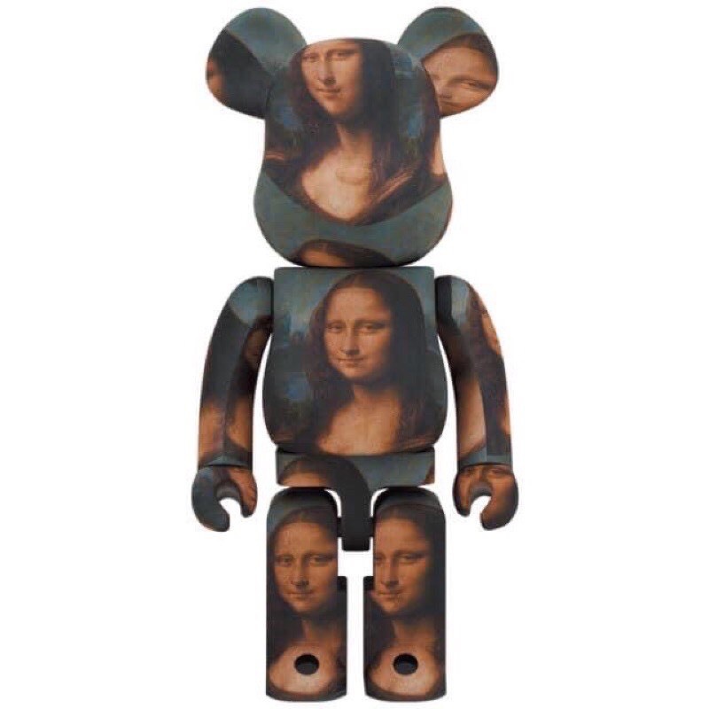 【萬世玩具】Be@rbrick Mona Lisa LEONARD DE VINCI 蒙娜麗莎 達文西 羅浮宮 1000