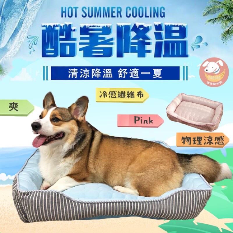 🧊涼涼窩💦  狗窩 夏天狗窩 寵物窩 貓咪窩 狗床 寵物床 貓窩 狗狗窩 涼感窩 睡窩 寵物涼窩 寵物狗狗涼墊寵物睡墊