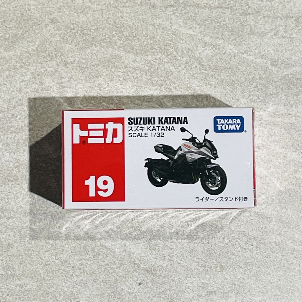 -胖達人-正版現貨有發票 TOMICA 多美 No.19 Suzuki Katana 機車 19 紅白盒