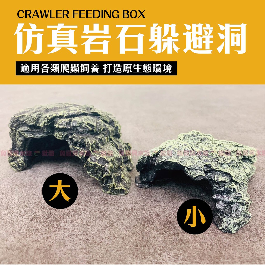 【魚寶貝】仿真躲避(洞樹酯洞穴 角蛙屋 烏龜洞 烏龜躲避屋 山洞 躲避洞 躲藏屋  烏龜 陸龜 角蛙 守宮 爬蟲 澤龜