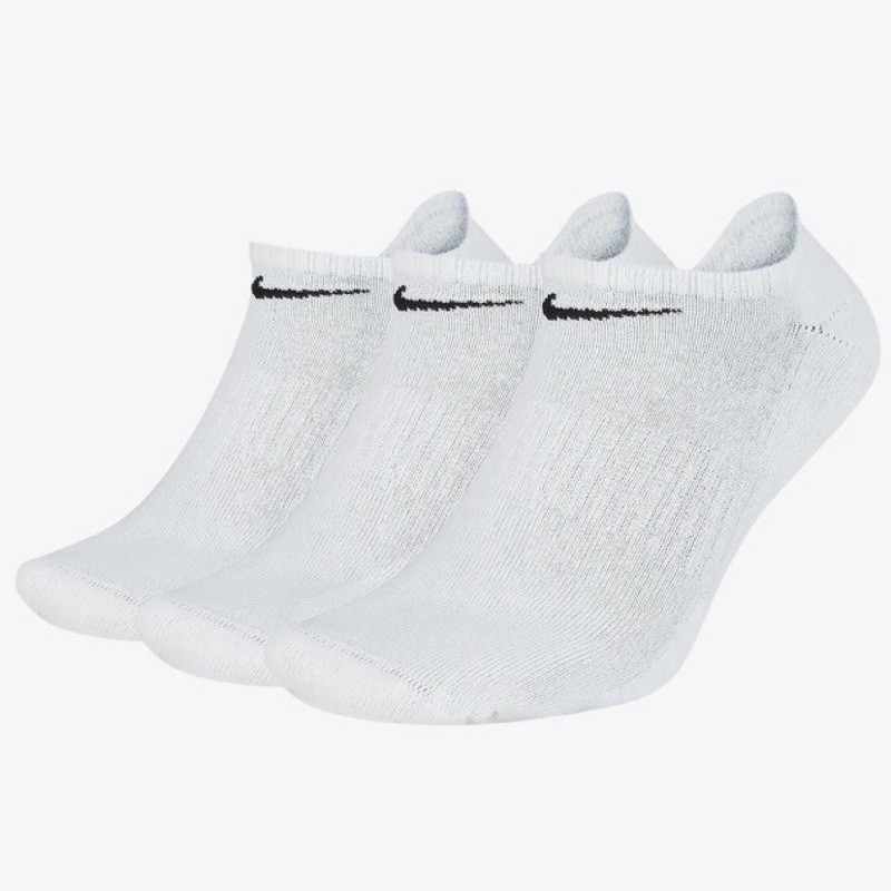 NIKE 短襪 運動襪 基本款 運動 三雙一組 厚底 SX7673-100