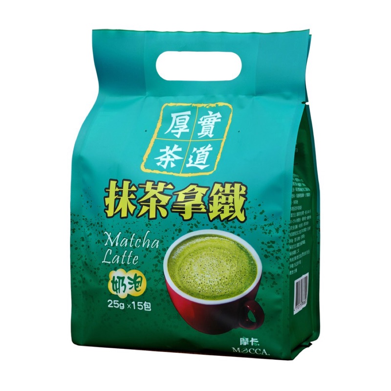 厚實茶道 抹茶拿鐵 25g 15入 蝦皮購物