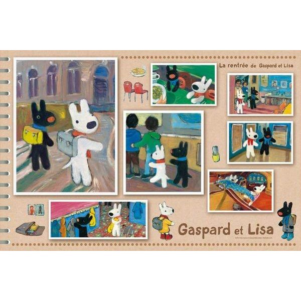 日本進口拼圖麗莎和卡斯柏gaspard Et Lisa 1000片絕版拼圖 1000 507 蝦皮購物