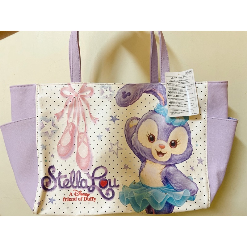 免運 日本東京迪士尼 Stella lou 史黛拉  側背包 日本帶回 東京迪士尼海洋  大提袋 可議價