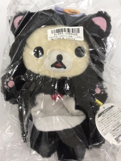 Toreba 日本空運 正版景品 rilakkuma 拉拉熊 懶懶熊 小白熊 萬聖節 手偶娃娃 玩偶