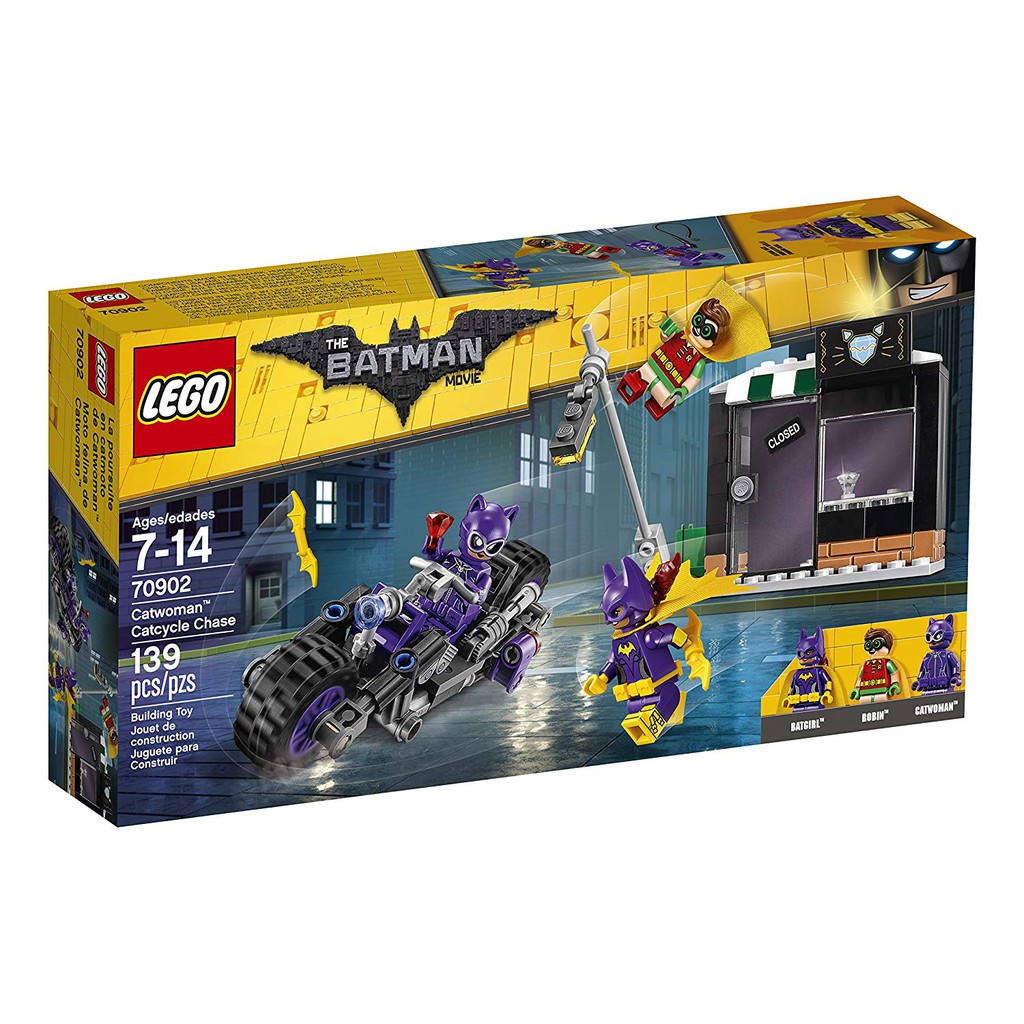 絕版全新樂高 Lego 70902 樂高蝙蝠俠電影 貓女機車追擊戰