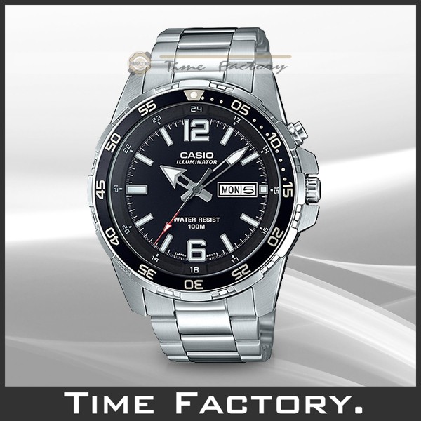 【時間工廠】CASIO 強化照明 日期窗 潛水款 簡約腕錶 MTD-1079D-1A2
