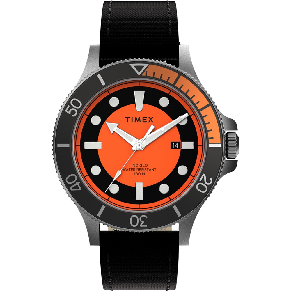 【TIMEX】天美時 遠征系列 探險手錶  ( 黑橘 TXTW2U10700)