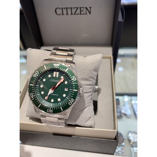 【CITIZEN 星辰】大三針自動上鍊 運動機械錶-綠/43mm(NJ0129-87X) 男錶