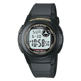 【CASIO】卡西歐 日常防水/當兵/學生/大字幕/ 電子錶F-200W F-200W-9A臺灣公司貨保固一年