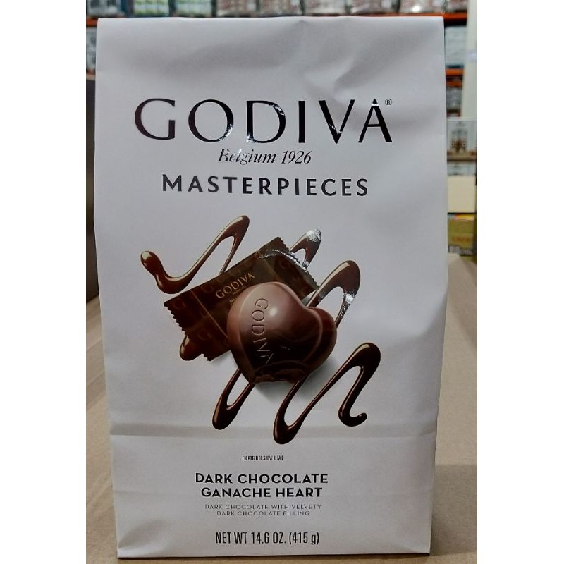 好市多代購 Godiva心型黑巧克力415公克 蝦皮購物