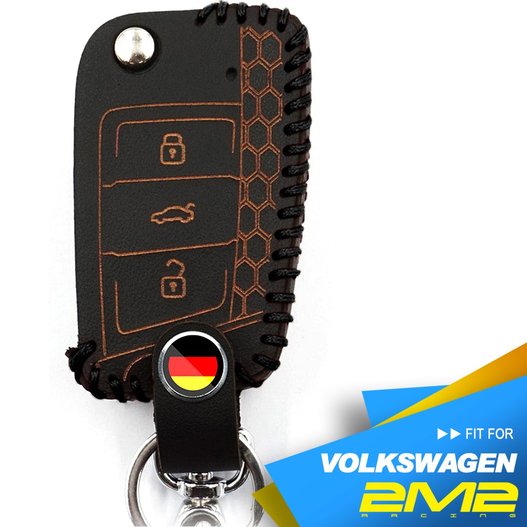 【2M2】手工款 VW 2017-21 Tiguan 福斯汽車 鑰匙皮套 鑰匙包 鑰匙殼  鑰匙圈