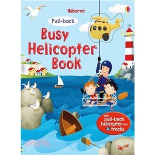 Usborne Pull-back busy helicopter book /好忙的直昇飛