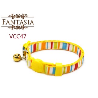 范特西亞 Fantasia【VCC47】成貓安全項圈(S) 安全插扣 防勒 貓項圈 鈴鐺