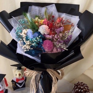 紫想祝福你香皂花束畢業生日獻花升遷祝賀花束 蝦皮購物