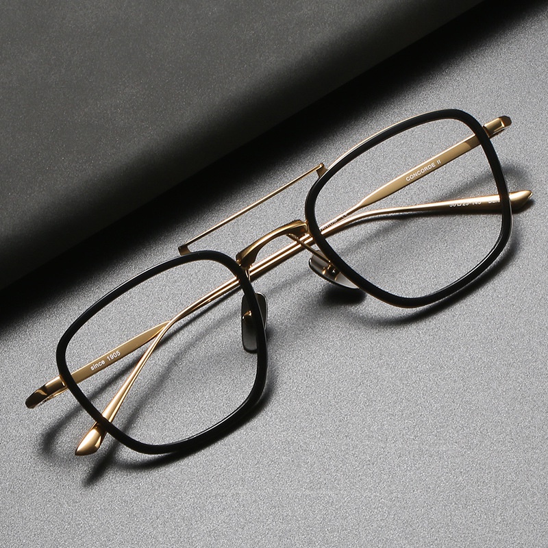 純鈦大框眼鏡 純鈦鼻墊 超輕可配度數鏡框
