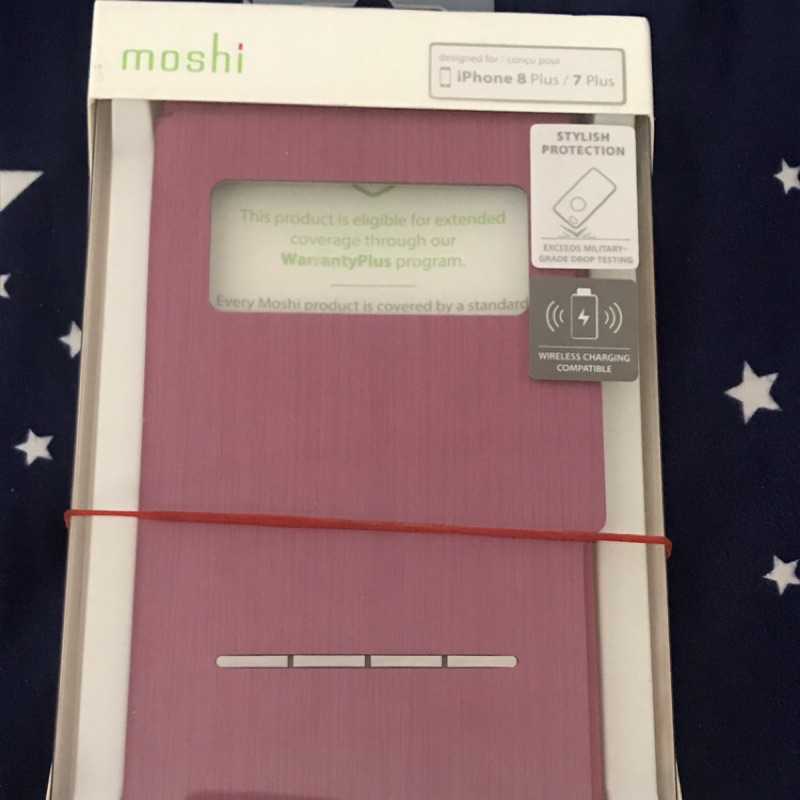 moshi iphone 8 plus/iphone 7 plus感應式極簡保護套-粉紅