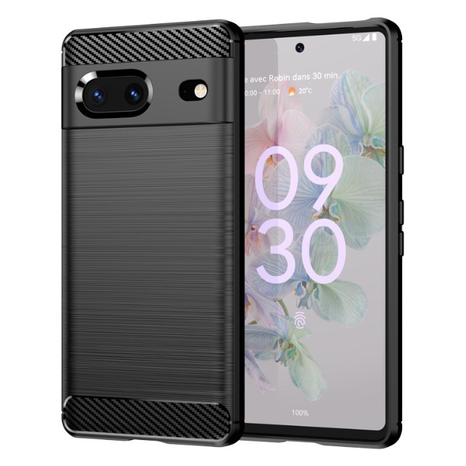 [台灣現貨] Google Pixel 6A 手機保護殼 Pixel 6A 碳纖維拉絲殼 Pixel 6A保護套 軟殼