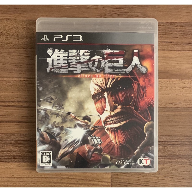 PS3 進擊的巨人 正版遊戲片 原版光碟 日文版 日版適用 二手片 SONY