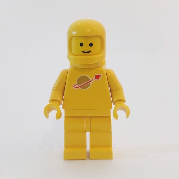 ☢️玩物喪志 LEGO樂高 絕版太空人 黃色 (零件盒組二手磚散磚武器配件經典人偶黑白黃綠藍積木海盜船長紅