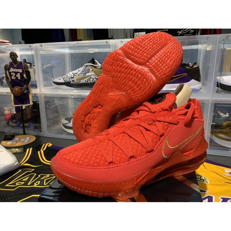 限時特價 全新台灣公司貨 NIKE LEBRON 17 紅 CD5009-600 籃球鞋