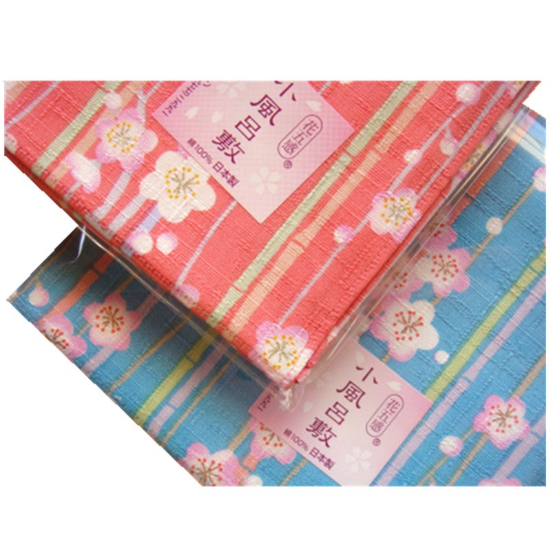 Gghh 日本制和風四季彩小風呂敷包裹巾全棉竹節加厚手帕櫻花裝飾巾 蝦皮購物