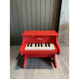 德國 Hape 古典仿真木製鋼琴 兒童鋼琴 幼兒鋼琴 音樂 (18琴鍵) 紅色 台北市可面交