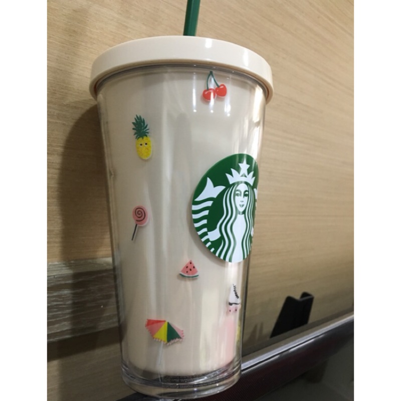 星巴克Starbucks聯名ban.do 吸管冷水杯