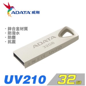 🔥公司貨/含稅🔥 威剛 ADATA UV210 32G 64GB 隨身碟 金屬碟