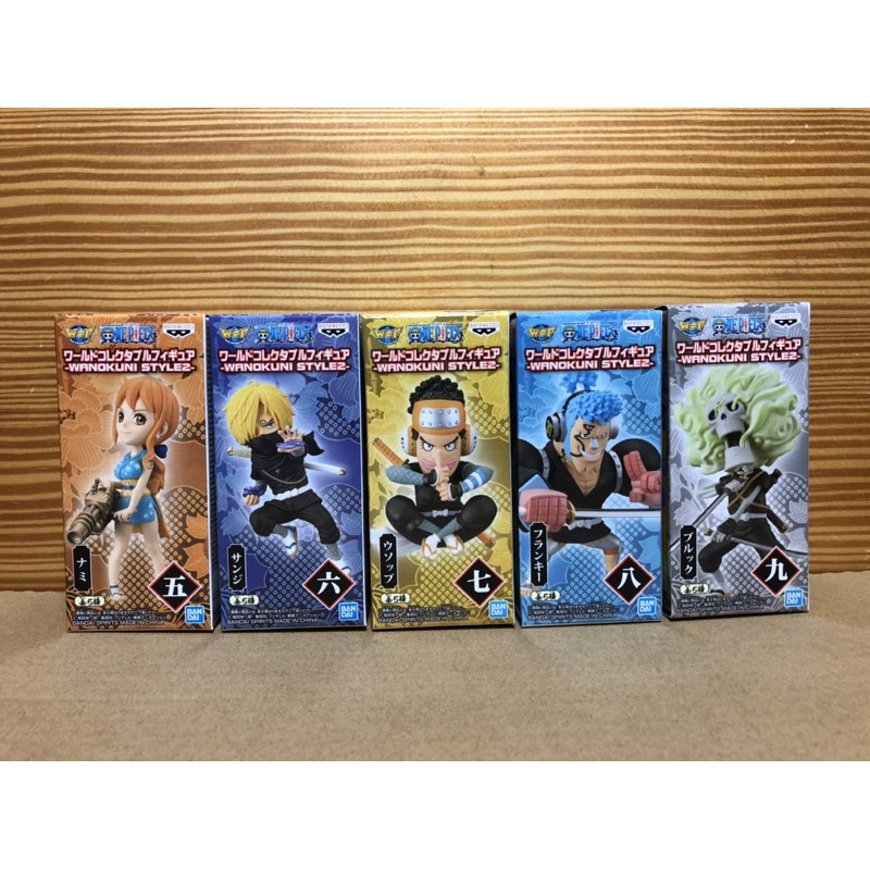 日版金證 代理版 景品 海外限定 海賊王 WCF 和之國 STYLE2 單售 娜美 香吉士 佛朗基 布魯克
