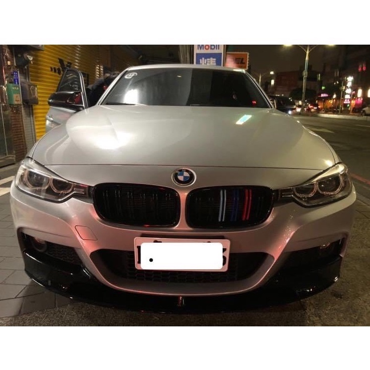 寶馬BMW F30 F31 MP款亮黑前下巴 F30前唇 328前下巴 335亮黑下巴 F31改裝前定風翼