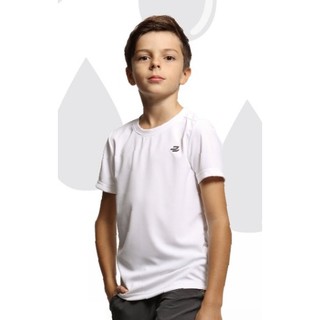 【✨親子童裝館✨】春夏男童 兒童上衣 運動上衣 短袖上衣 排汗透氣 白色 運動機能 台灣製造《BTIS》