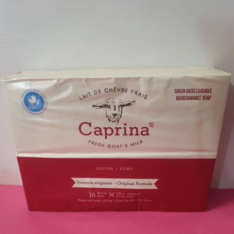 加拿大 Caprina 羊奶香皂 110公克×16入