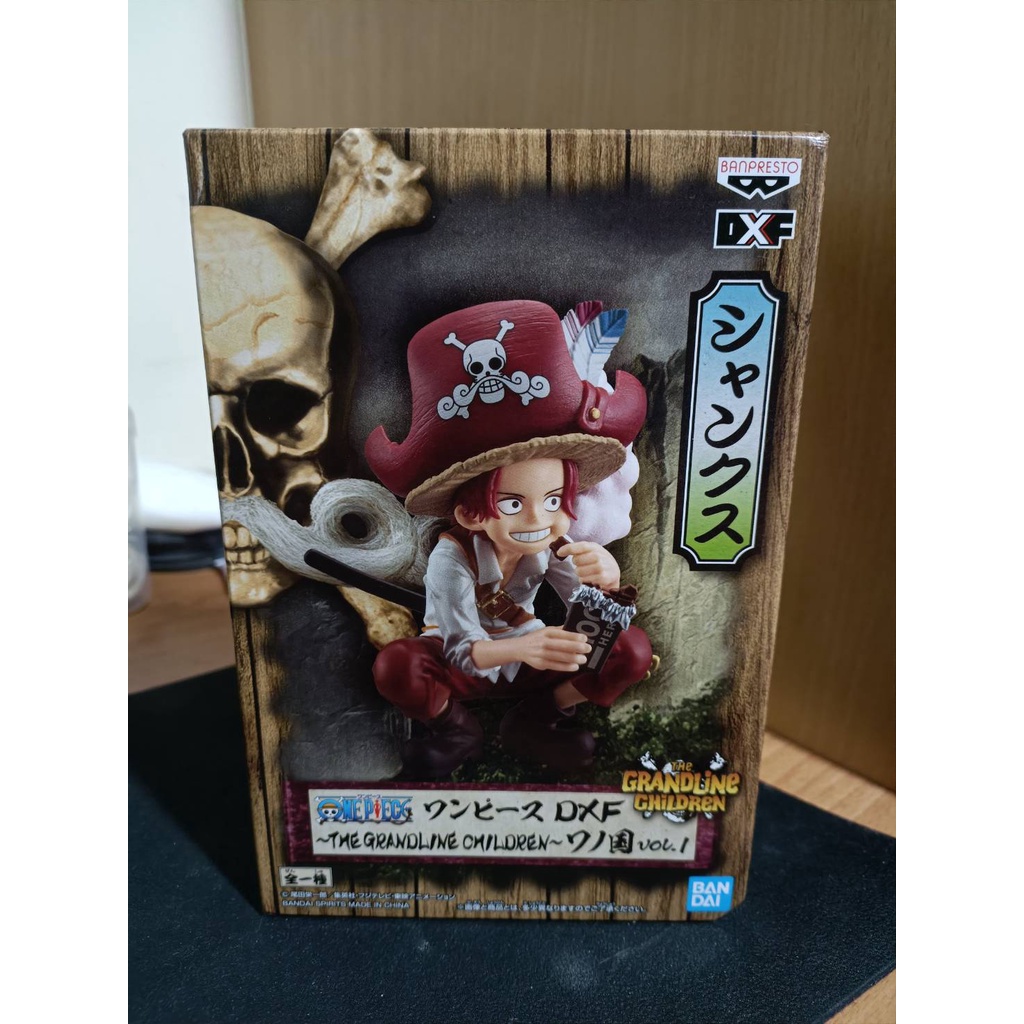 外盒拆檢 內袋未拆 金證 DXF 海賊王 和之國 vol.1 紅髮傑克 小時候(娃娃機取得)