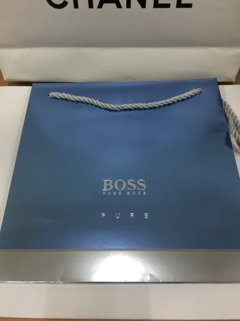 *=專櫃批發網=* HUGO BOSS PURE 專屬紙袋 專櫃原廠紙袋/手提袋 限量 全新專櫃正品