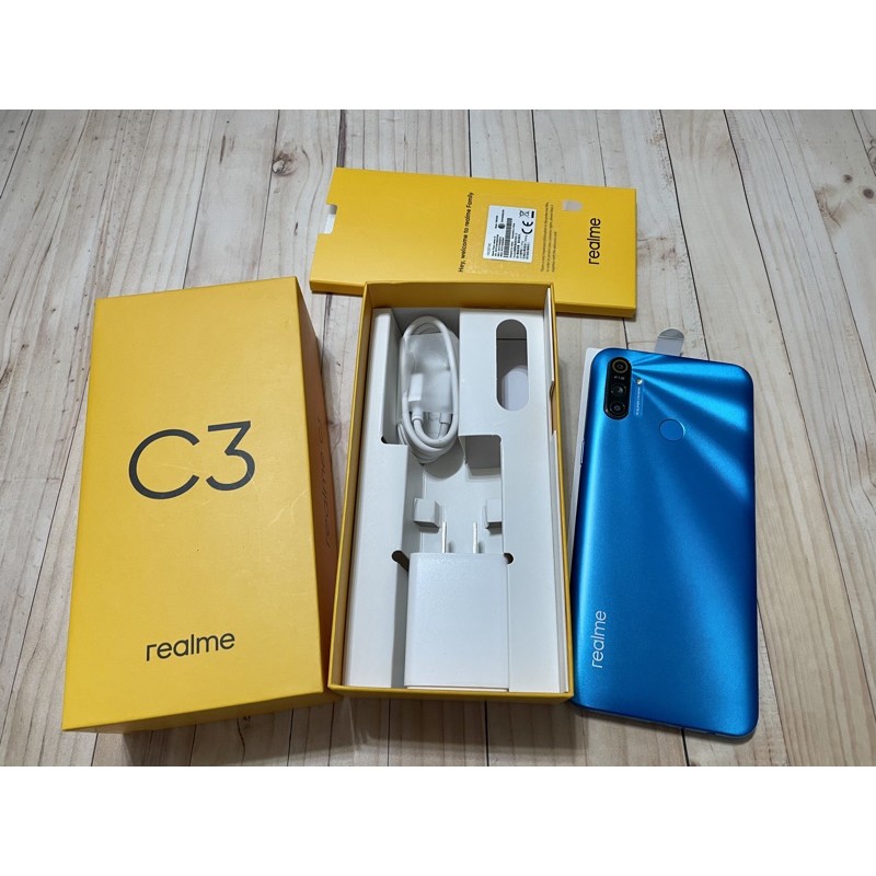 realme C3 64G 冰河藍 盒裝 極新 非 3 5 6 6I 7 PRO M11 X3 XT X50