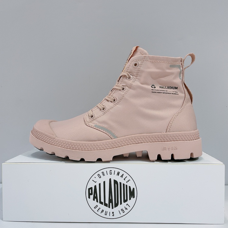 PALLADIUM PAMPA BOOTS 女生 粉色 永續循環 橘標 防水 輕量 雨靴 休閒靴 76656-613