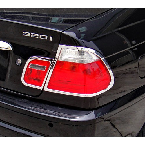 IDFR-ODE 汽車精品BMW 3系列 E46 98-01 鍍鉻後燈框 尾燈飾框 MIT