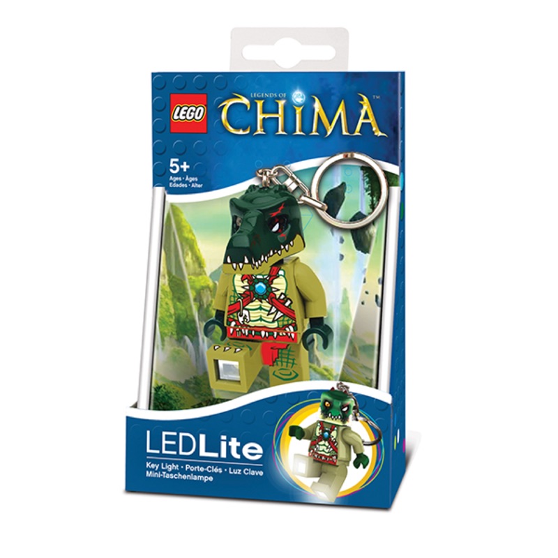 LEGO CHIMA 神獸傳奇 鱷霸王鑰匙圈LED燈