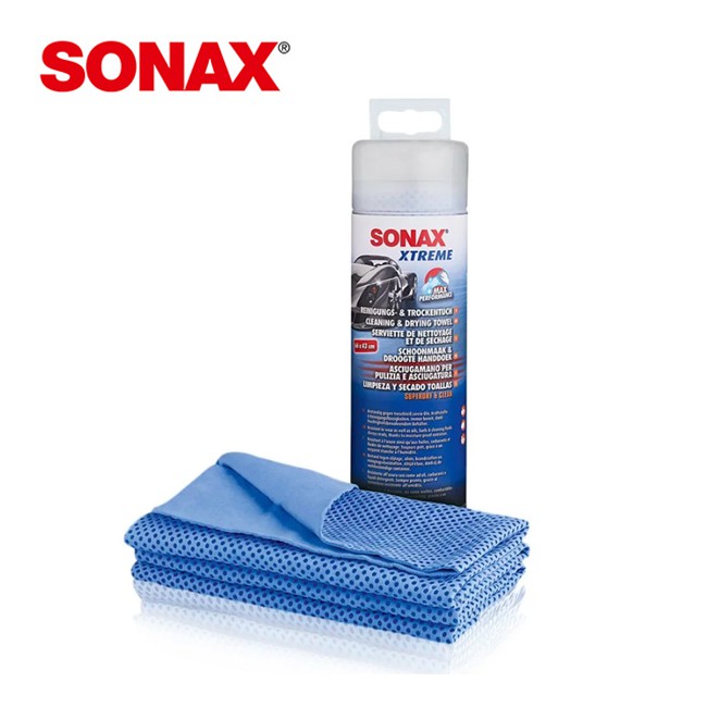 SONAX 舒亮 超強吸水布 66x43cm 超細纖維擦拭布