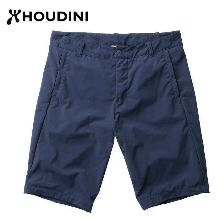 【Houdini 瑞典】MTM Thrill Twill 快乾短褲 休閒短褲 男款 藍色幻想 (297554)