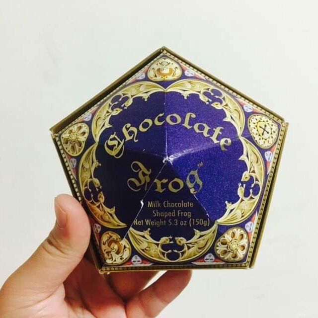 哈利波特青蛙巧克力 附贈吉德羅·洛哈卡片 從美國環球影城買進 黑魔法防禦教授