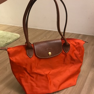 LONGCHAMP 長把S號摺疊水餃 肩背包 媽媽包