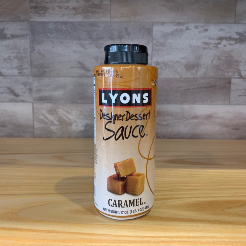 美國 Lyons 經典設計師 焦糖裝飾醬 482g/罐 效期:2025/03/05