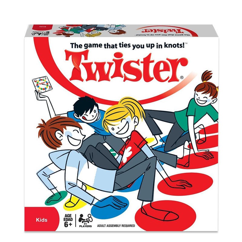 【國王玩具】Twister 身體扭扭樂 手腳扭扭樂 親子互動遊戲 運動 身體平衡遊戲 派對 遊戲地墊 桌遊 露營 玩具