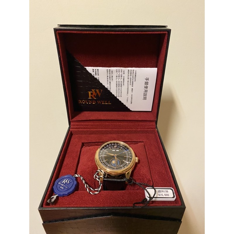 【ROUND WELL浪威錶】專櫃精品 機械腕錶2813 瑞士錶 機械錶 (含保證書)