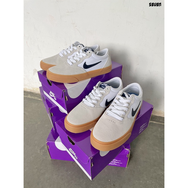 Nike Sb Chron Slr 白棕王一博同款運動休閑滑板鞋cd6278 100 蝦皮購物