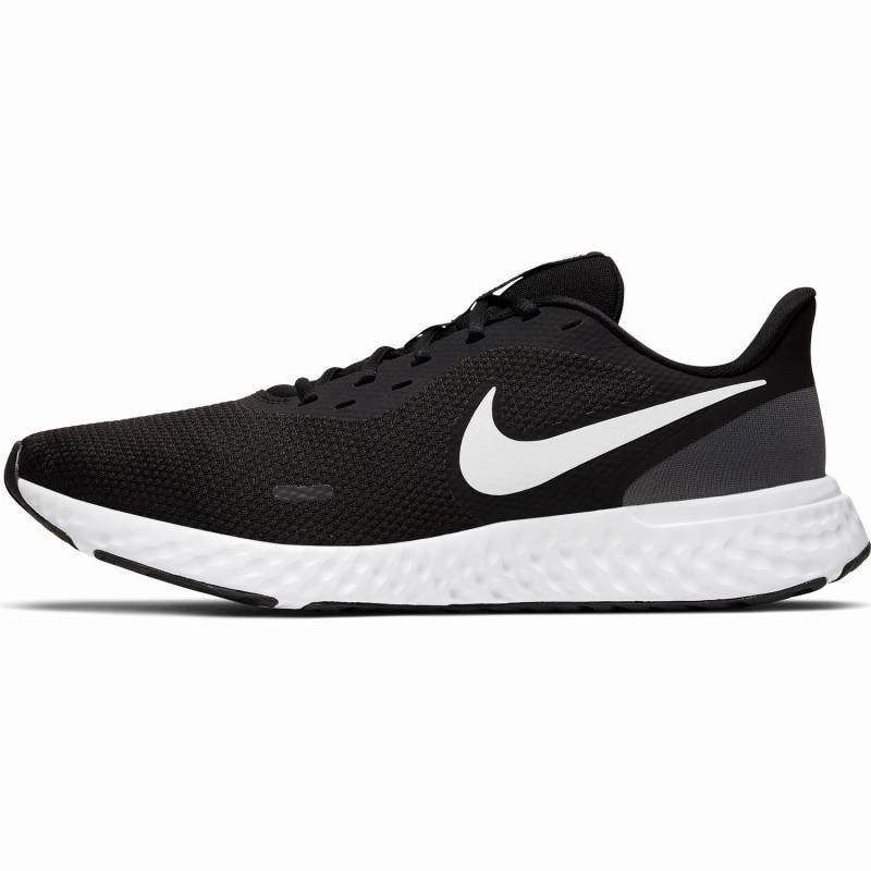 【鞋印良品】NIKE REVOLUTION 5 慢跑鞋 男款 BQ3204002 黑白 輕量透氣 舒適 大尺碼