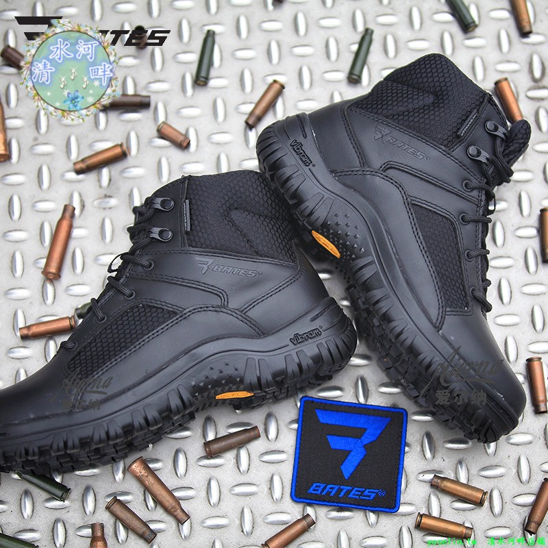 Bates貝特斯作戰靴男夏季6寸中幫作訓鞋透氣防水軍迷陸戰戰術靴 清水河畔 蝦皮購物