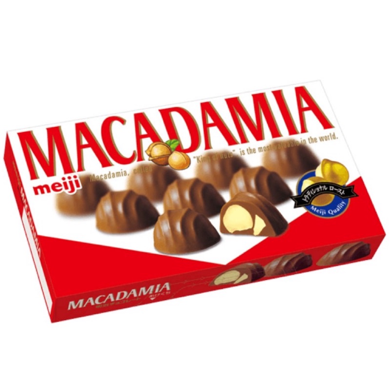 日本 明治 Meiji MACADAMIA 夏威夷豆巧克力